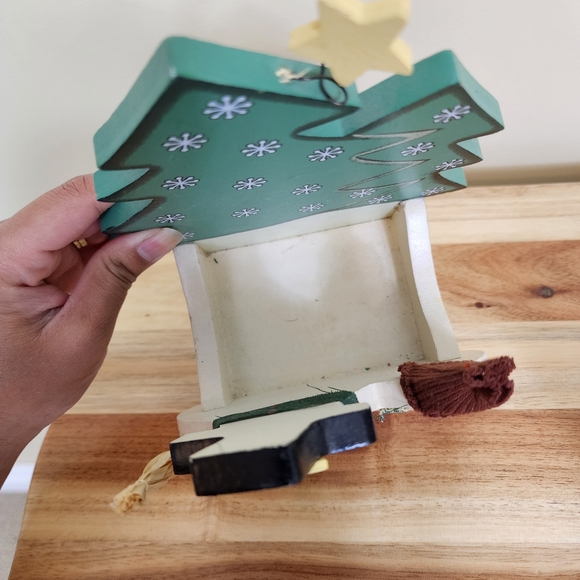 Set of 6 Christmas Snowman Coaster Set with Decorative Holder - Picture 8 of 12